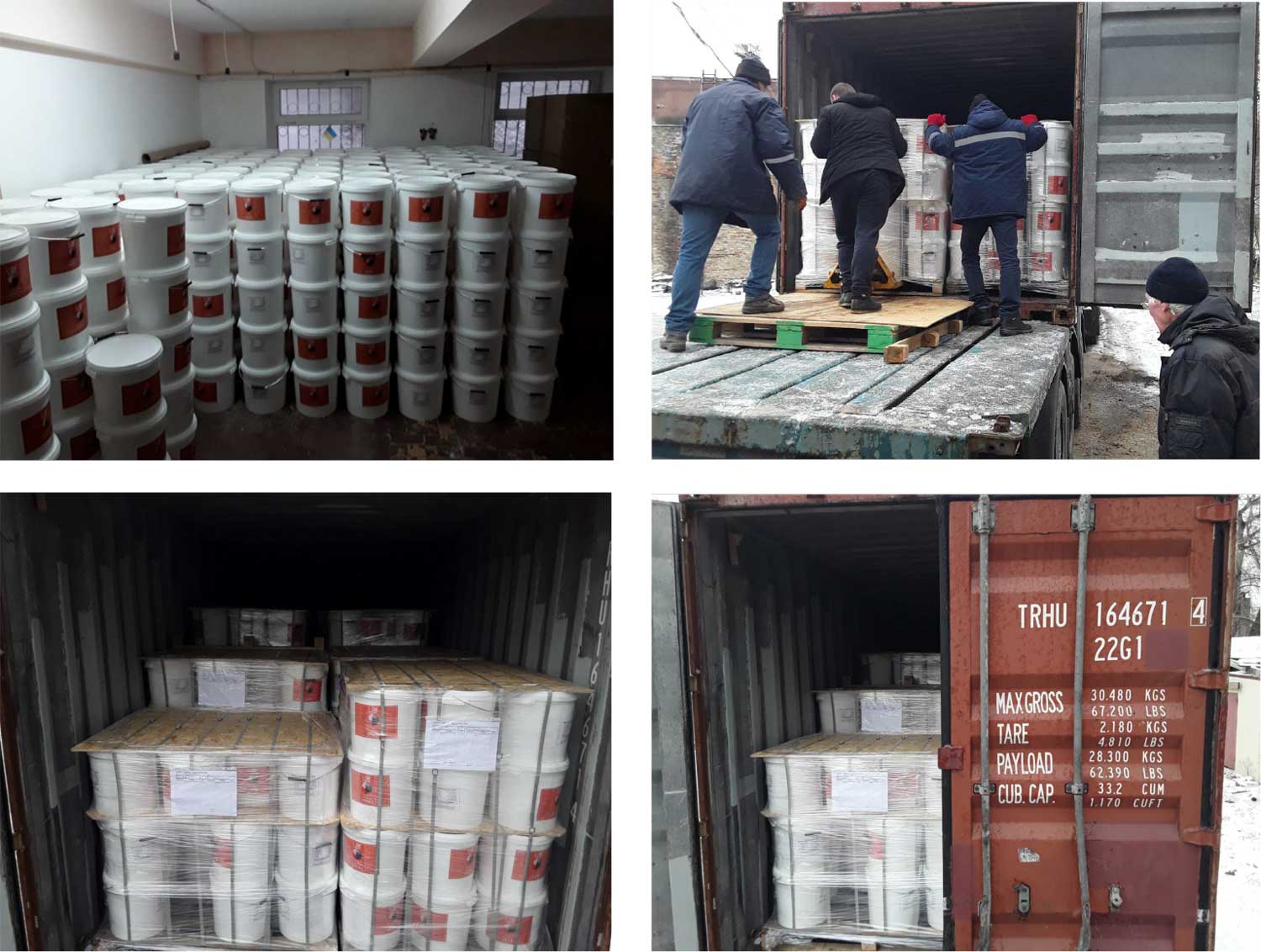 Skladištenje C-COAT-a u pogonu u Poljskoj i transport FCL na svetsko tržište