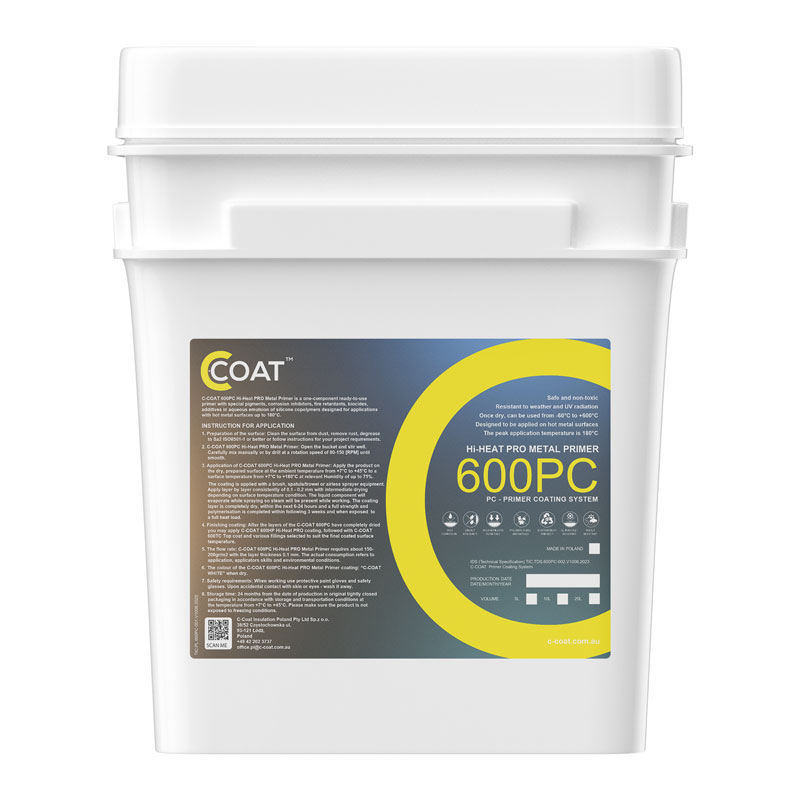 C-COAT 600PC - PRO prajmer za visoke temperature na bazi vode