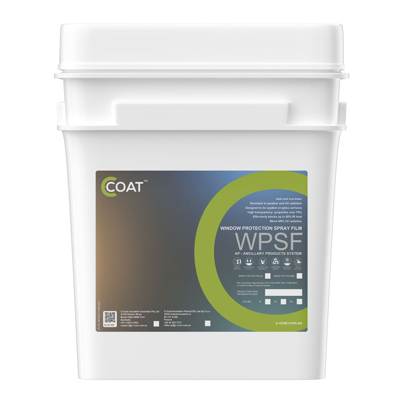 C-COAT WPF - zaštitna folija za prozore koja se nanosi prskanjem